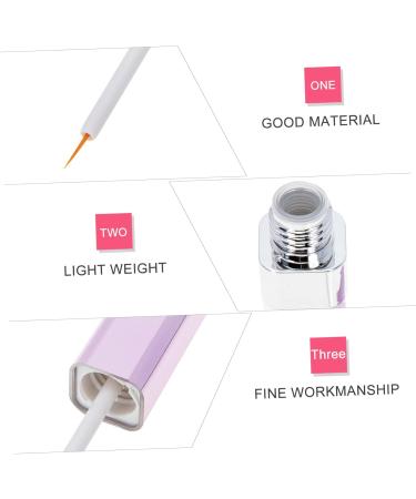 CANIGHT 6pcs Empty Eyelashes Mini Containers Lash Containers Eyeliner Tube with Applicator Makeup Purple Abs - Buy Online on GoSupps.com
