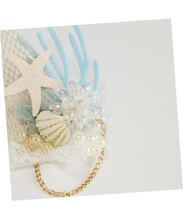 minkissy 1PC pearl hair clips wedding tiara crystal pearl hair clip hair barrette bridal headpieces for wedding headdress beach party hair bride hair clip pearl hair pin Headband shell Miss - Buy Online on GoSupps.com