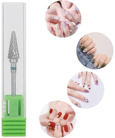 Manicure Drill Bit Tungsten Steel Nail Art Manicure Drill Bits Electric Pedicure Manicure Grinding Head for Manicure Pedicure Home Salon (1) - Buy Online on GoSupps.com