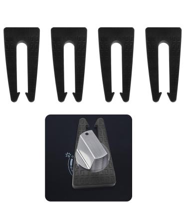 tenmetre 4 pieces of stove protection grille stove protection children for baby stove button child locking stove rotary knobs stove protection baby fuse stove buttons black