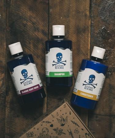 The Bluebeards Revenge Shower Essentials Set Men s 3 piece gift set Includes Shampoo (300ml) Conditioner (300ml) & Body Wash (300ml) - Buy Online on GoSupps.com