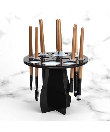 Makeup Brush Dry Frame & Holder - 14 Slot Dryer Stand for Makeup Artists | Acrylic Nail Brush Display - Buy Online on GoSupps.com