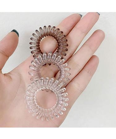 36pcs Spiral Hair Bands - Telephone Cord Hair Spirals & Ponytail Holders for Women | Durable & Stylish Hair Accessories - Buy Online on GoSupps.com