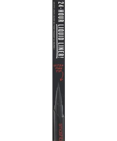 Smashbox 24-Hour Liquid Eye Liner Black 0.02 Oz - Ultra Fine Tip for Long-Lasting Precision - Buy Online on GoSupps.com