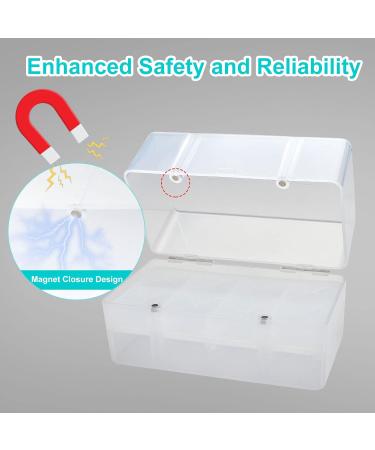 APDTEK Insulin Vial Storage Box Holder for Fridge - 8 Slots Diabetic Case Organizer - Travel-friendly Protector for 5ML-15ML Injection Vials (White) - Buy Online on GoSupps.com