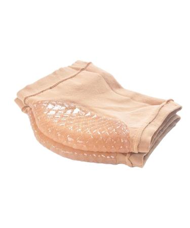 Segrasted 1 pair of moisturizing heel socks-treat dry heels cracked feet gel-dersen protection pads-skin color as described.
