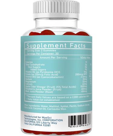 Keto ACV Gummies - Boost Metabolism with Apple Cider Vinegar | Gluten-Free Keto Supplements for Men & Women | 1500mg 60 Counts - Raspberry Flavor - Buy Online on GoSupps.com