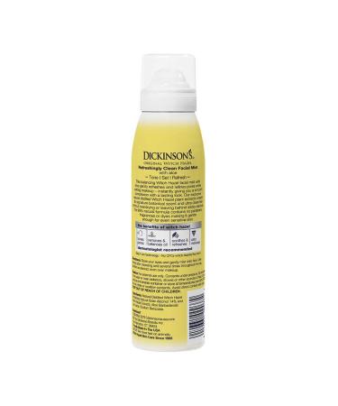 Dickinson's Original Refreshingly Clean Facial Mist - 99% Natural Formula (3.5 Oz) | Shop Now for International Shipping - Buy Online on GoSupps.com