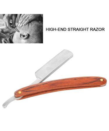 Professional Razor Shaving Knife | Straight Edge Barber Razor with Wooden Handle | Best Beard & Hair Cutting Tool for Barbers - Buy Online on GoSupps.com