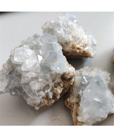 50-100g1-3cm 1pc50-80g Natural Celestine Stone Cluster Specimens Raw Stone Home Decor Blue Celestite Crystal Stone JITZEGMD (Color : 50g 1-3cm) - Buy Online on GoSupps.com