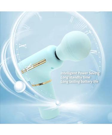 Mini Massage Gun - Portable 4-Speed Muscle Percussion Massager for Deep Relaxation | Ideal for Athletes (Blue) - Buy Online on GoSupps.com