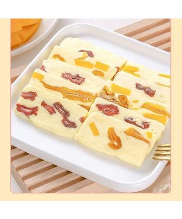 Mango Strawberry Kiwi milk cake candy Mixed flavor snacks sweet traditional handmade pastries soft waxy Nougat casual snacks snack dessert Happy candy gift snack pastry (10 packs) 1.00 g (Pack of 1) - Buy Online on GoSupps.com