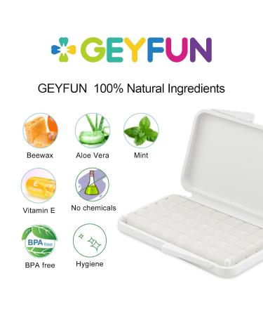 Buy Colorful Braces Wax - 20 Pack (Vitamin E Aloe Vera Mint) | Orthodontic Wax & Storage Cases for Braces Wearers - Buy Online on GoSupps.com