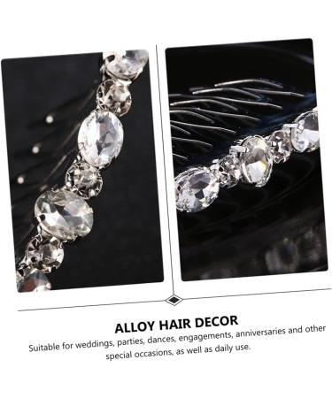 DOITOOL 1 Pc Hair Comb Metal Hair Clips Face Ice Cubes Crystal Headband Carpal Tunnel Wrist Brace Banana Clip Banana Hair Claw Clips Pink Crystal Side Pearl Oval Alloy Hair up - Buy Online on GoSupps.com