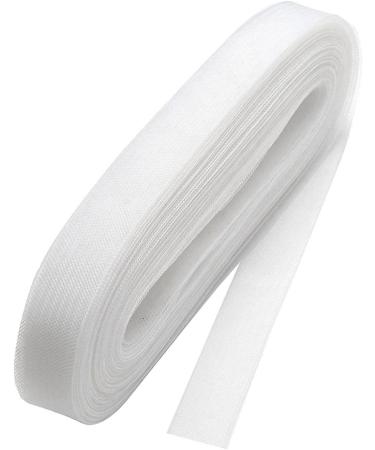 50 Yds White Soft Polyester Horsehair Trim Braid for Sewing Wedding Dress, Gowns, Hats - Buy Online on GoSupps.com