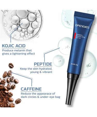 Openeyes Rejuvenating Eye Lifting Gel for Men & Women | Peptide-Tight & Depuffing Eye Gel | Anti-Aging Solution (2PCs) - Buy Online on GoSupps.com