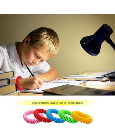 Scentpellent Mosquito Bracelets 10pcs - All Natural Plant-Based Oil Bands for Kids & Adults - Travel Insect Bracelet - Keeps Bugs Away - Mixed Colors - Buy Online on GoSupps.com