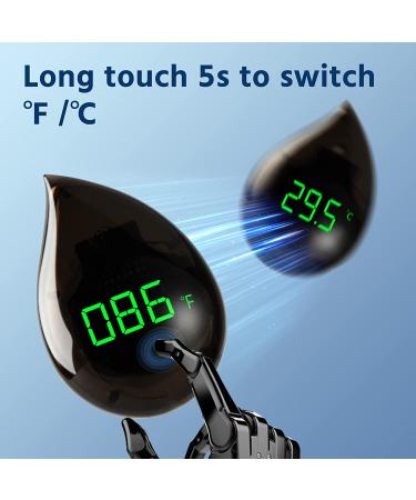 Aggforbl Aquarium Thermometer - Accurate Digital Display Fish Tank Temperature Sensor with LED - Low Energy Consumption - Ideal for Reptile or Fish Tanks - Buy Online on GoSupps.com