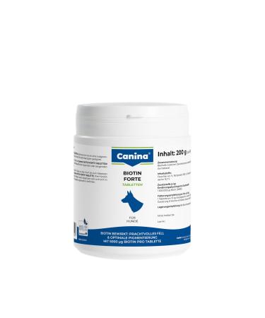 Canina Biotin Forte tablets 1 pack 10110 8 brownish 200 g (1 pack) Canina 200 g (1 pack) - Buy Online on GoSupps.com