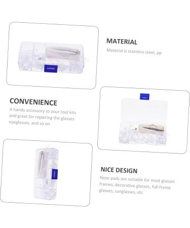 Healeeved 5 Sets Glasses Repair Tool - Screw Kit Nose Pads Rustproof Steel Multi-Color - Essential Eyewear Fixing Set - Buy Online on GoSupps.com