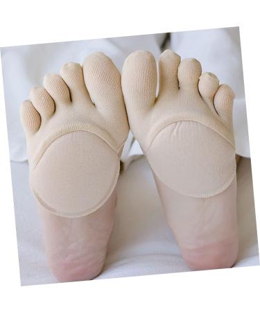 FRCOLOR 3 Sets 3 Pairs Half Socks Coloured Heels Sandals for Women Socks for Sandals Half Socks Toe Socks Socks with High Heels Half Palm Socks Invisible High Heel - Buy Online on GoSupps.com