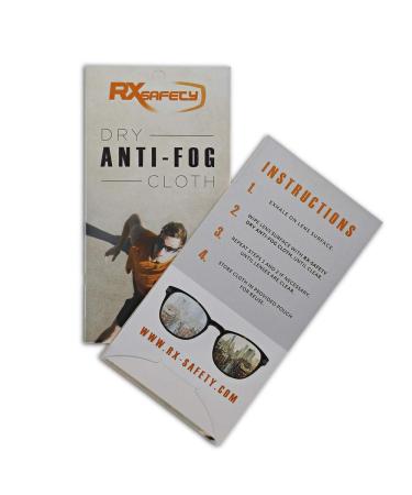 Anti-Fog Dry Cloth - Stop Your Glasses from Fogging up! Reuseable Microfiber Cloth