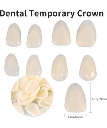 100 Pieces A2 Dental Crown Veneers - Replacement Set for Missing Teeth - Orthodontic Care & Dental Repair - Buy Online on GoSupps.com