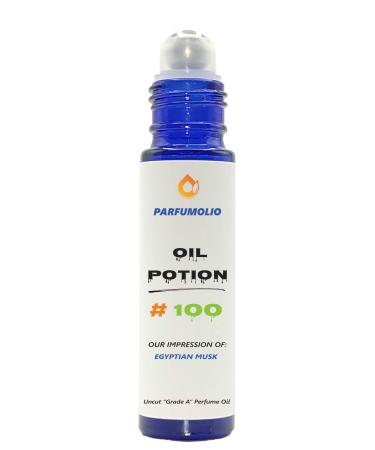 Oil Potion # 100 Inspired by Egyptian Musk Oil Unisex Uncut Grade A Fragrance Body Oil Concentrated Long Lasting Roll-On 10ml / 0.33 oz