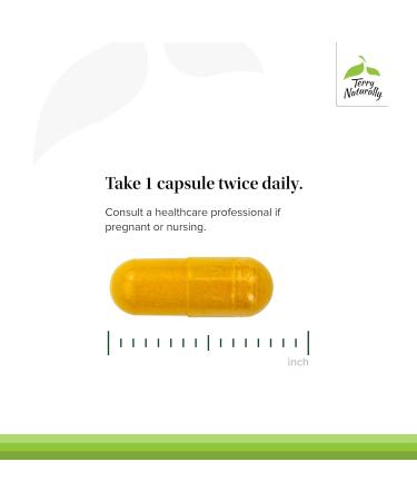 Terry Naturally Saffron Lift + Curcumin - Herbal Supplement with Curcumin - Non-GMO Saffron & Brain Curcumin Capsules - Concentration & Relaxation Support Supplement - 60 Capsules (Pack of 2) - Buy Online on GoSupps.com