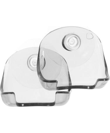 FRCOLOR 10 STK Shaver Holder - Bathroom Accessories Organizer Rack for Razors - Suction Cup Gray - 5.5x5cm - Ideal for Shower & Toilet - Buy Online on GoSupps.com