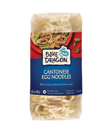 Blue Dragon Cantonese Egg Noodle Nests Four simple ingredients Pre-portioned in 6 nests Easy to use and store No preservatives Vegetarian (Pack of 4) Egg Noodles 10.5 Ounce (Pack of 4)