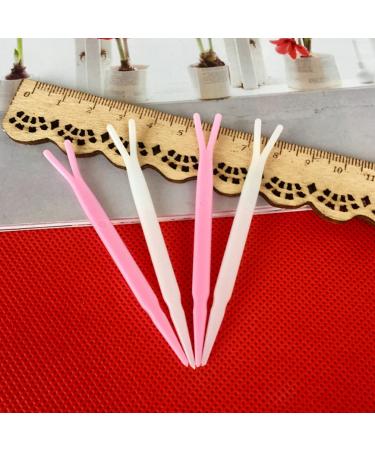 100pcs Double Eyelid Y-shaped Fork Nail Display Stand | Cosmetic Supplies & Eyelid Stickers | Professional Makeup Tweezers - Buy Online on GoSupps.com