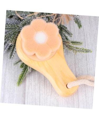 DOITOOL 1pc Face Brush Manual Face Cleansing Brush Face Wash Brush Face Scrubber for Women Facial Brush Manual Silicone Facial Cleaning Brush Bamboo Washbasin Soft Fur - Buy Online on GoSupps.com
