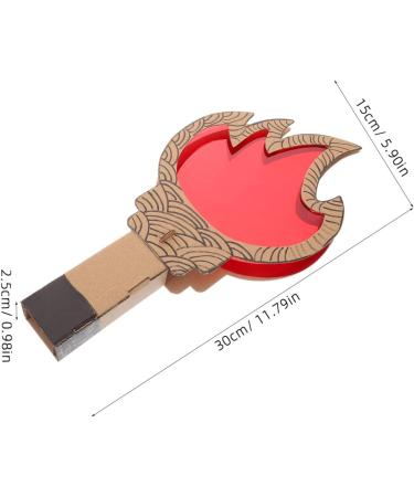 Lurrose 1 Set Torch The Party Games for Cosplay DIY Supply Artificial Plastic Material Package Child As Shown 30.00X15.00X2.50CM - Buy Online on GoSupps.com