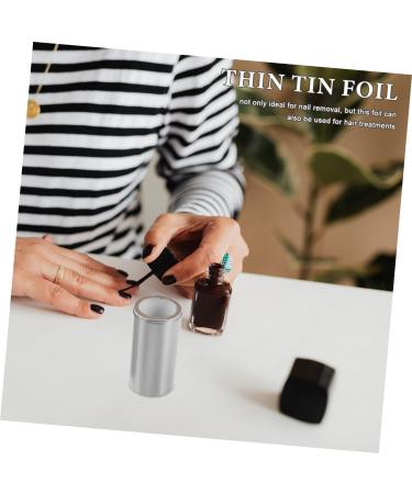 ERINGOGO Feuilles D'aluminium Dissolvantes pour Vernis Gel 2 Rouleaux 3 M tres Film Fin pour D maquillage Ongles Gel Femmes Usage Professionnel Onglerie - Buy Online on GoSupps.com