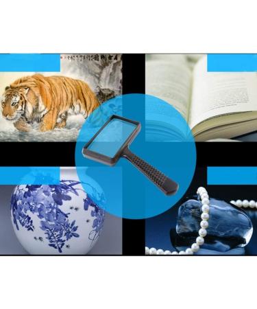 10x Rectangular Handheld Reading Magnifie Loupe for Reading Newspaper Map Jewellery Better Life - Buy Online on GoSupps.com