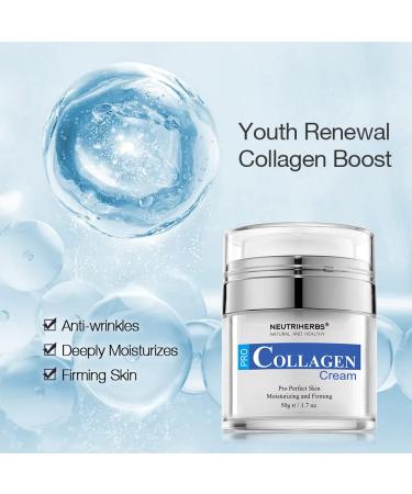Neutriherbs Face Cream - Collagen Moisturizer for Black Spots & Fine Lines | 1.7OZ | International Shipping - Buy Online on GoSupps.com
