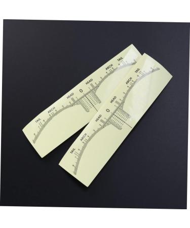 FOMIYES 300 pcs Disposable Stickers Makeup Guide Tool Measuring Stencils Tools Sticker Adhesive Eyebrow - Buy Online on GoSupps.com