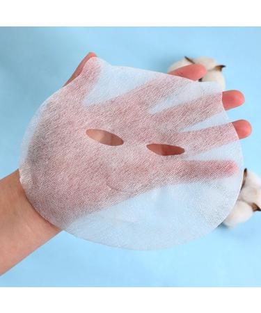 Minkissy 100pcs Skin Care Mask Sheets - Breathable Non-Woven Full Face Masks for Kids & Adults | Beauty Tools for All Ages - Buy Online on GoSupps.com