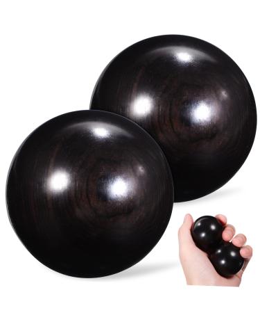 2st handballs handbal stress balls massage wristwear exercise balls tool massage device made of wood chinese massage balls strengthen rosewood handicrafts wooden ball old boccia
