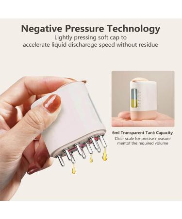 2-in-1 Hair Oil Applicator & Scalp Massager | Electric Brush for Hair Growth & Essential Oils - Buy Online on GoSupps.com