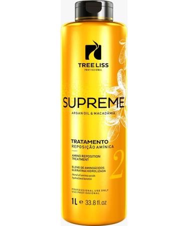 Tree Liss Kit Supreme Professional 1 LT - 2 Steps Shampoo & Treatment for Formaldehyde-Free Hair Straightening | Premium Keratin Alisado - Buy Online on GoSupps.com