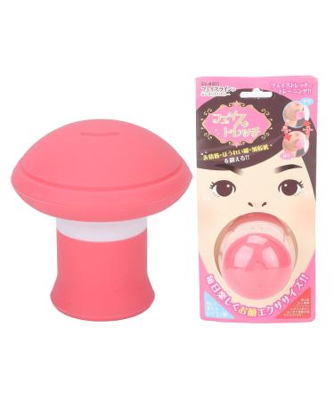 Face Masseter Trainer Silicone Face Lifting Tightening Shaping Slimming Tool Smile Trainer Lip Exerciser for Muscles Stretching V Shape Double Chin Exerciser Instrument Pink