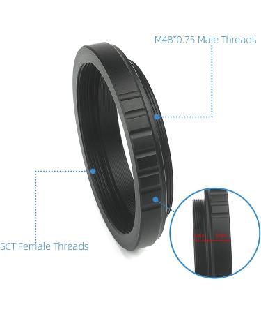 SCT to M48 Adapter | Durable Aluminum Alloy | High Reliability | Astronomical Telescope - Buy Online on GoSupps.com