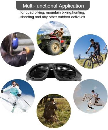 Emageren Foldable Airsoft Masks & Protective Glasses | Half-Facial Protection for Halloween Cosplay Paintball & Military Use - Buy Online on GoSupps.com