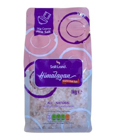 Himalayan Rose Pink Coarse salt | 1 KG | Coarse Salt |
