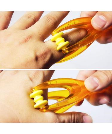 2 pieces of hand massage scooters portable finger massage devices for women and men relaxed hand movements arthritis pain relief