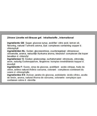  pin24shop 50g lemon-lime candy with its aromas and with an effervescent filling - Buy Online on GoSupps.com