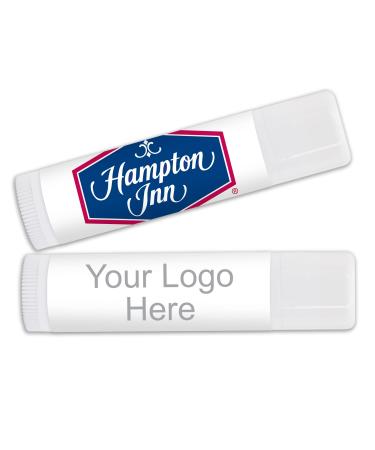 Custom Lip Balm Personalized Lip Balm - 24 Quantity - $1.23 Each - Custom Lip Balm Labels Promotional Product/Bulk with Your Logo/Customized (Set of 24)