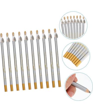 Healeved 10pcs Eyeliner Makeup Pencil Matte Lip Liner Eyebrow Pencils Gadgets Grey - Buy Online on GoSupps.com